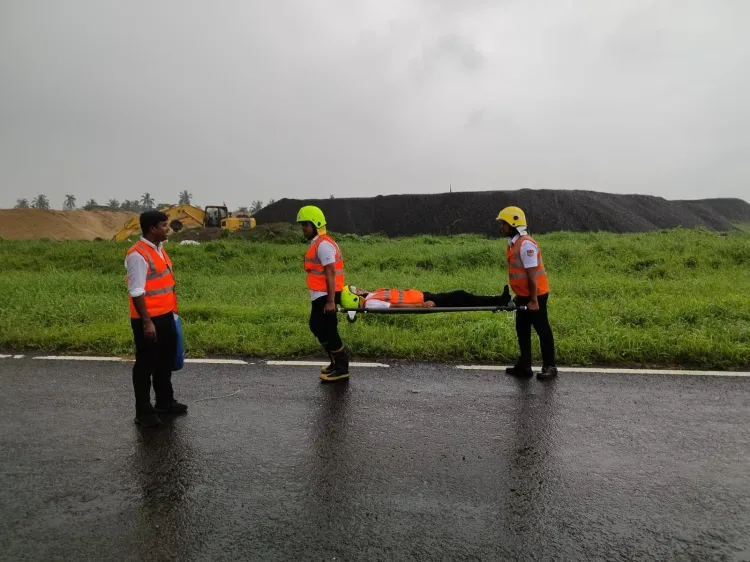 What Happens During a Simulated Emergency Exercise at Kolkata Airport?