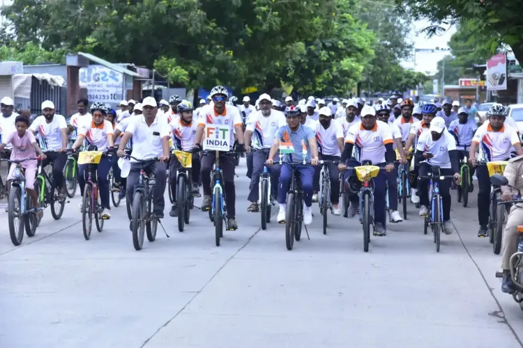 Did Sports Minister Mandaviya Inspire the 'Fit India Sundays on Cycle' Movement in Palitana?