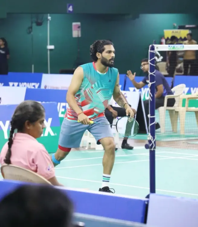 M. Raghu Stuns Top Seed Sathish Kumar to Advance to Men's Singles Final at Sr National Badminton