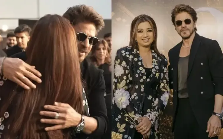 Shah Rukh Khan Embraces Shreya Ghoshal: A Memorable Moment