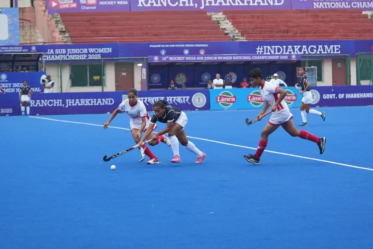 Who Will Triumph in the Sub-Jr Women's Hockey Nationals: Haryana vs Odisha and Mizoram vs Jharkhand?