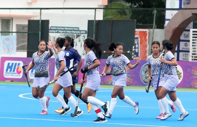 Day 6 Results: Victories for Chandigarh, Mizoram, and Punjab in Sub-jr Women's National Hockey