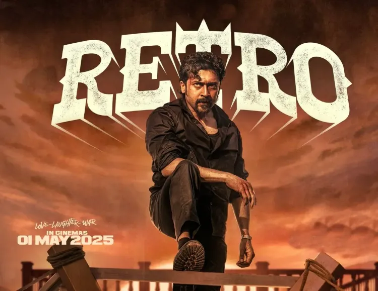Suriya Wraps Up Dubbing for Karthik Subbaraj’s Action Film 'Retro'