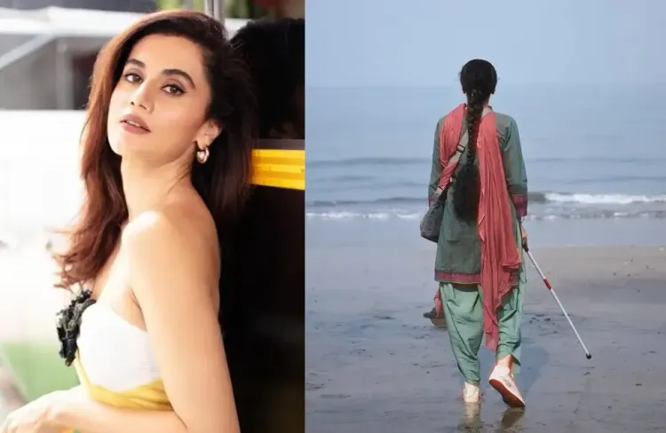 Taapsee Pannu Approaches the Climax of 'Gandhari'