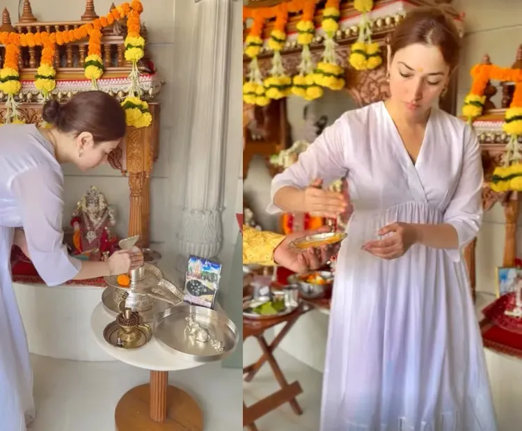 Tamannaah Bhatia Prays to Lord Shiva on Maha Shivratri