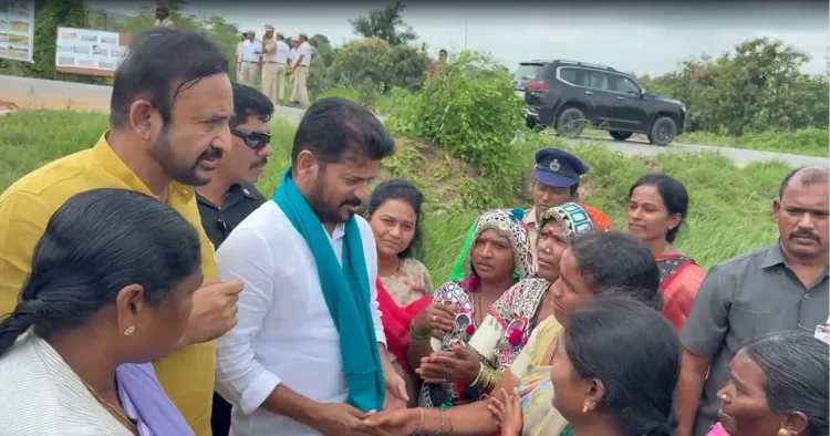 What Actions Did Telangana CM Take During His Visit to Flood-Hit Kamareddy District?