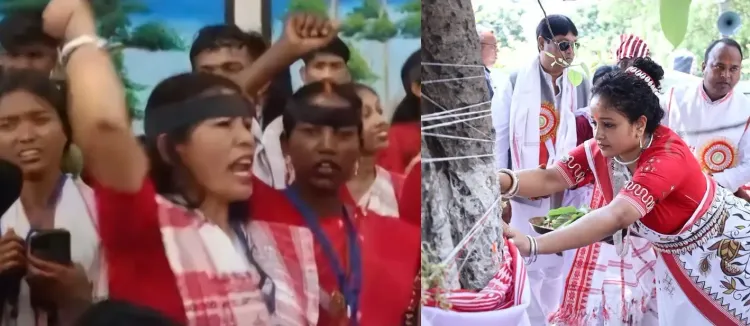 Ranchi Experiences Tension Amid Tribal Conflict During Sarhul Festival, CM Hemant Soren Faces Protests