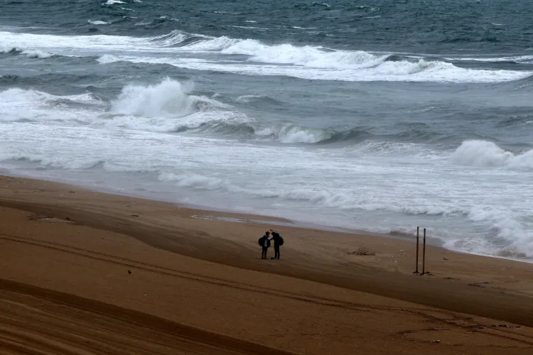 Inspection of Coastal Erosion at Tiruchendur