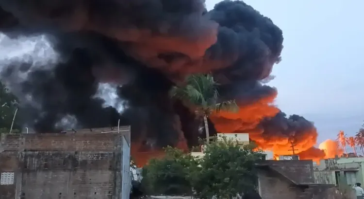 What Sparked the Fire in a TN Goods Train?