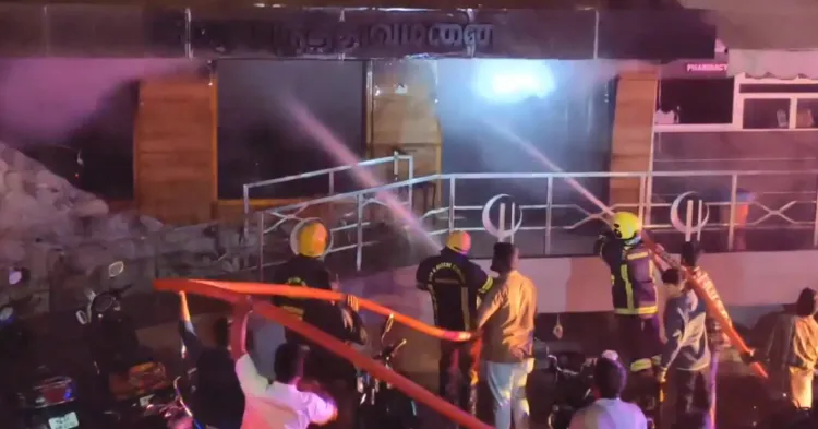 Tragic Incident: Seven Lives Lost in Dindigul Hospital Fire