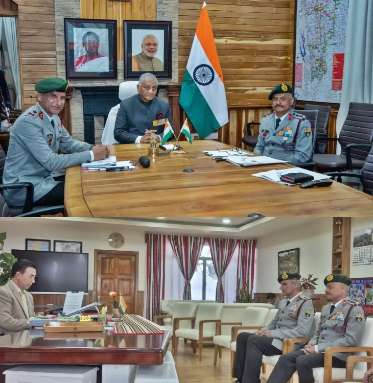 Senior Assam Rifles Official Briefs Mizoram Governor and Chief Minister on India-Myanmar Border Situation