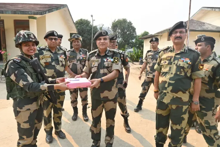High-Ranking BSF Official Inspects Tripura’s First All-Women Border Outpost