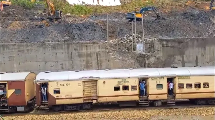 Have train services in NE been partially restored after the week-long disruption?