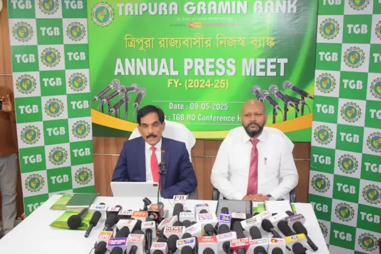 How has Tripura Gramin Bank achieved net profit for the second year in a row?