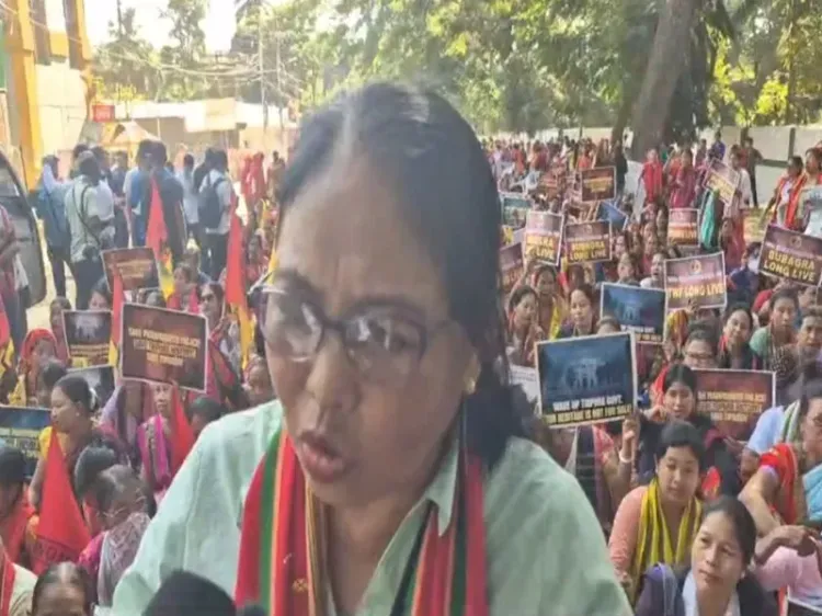 Tripura: BJP Ally's Women's Wing Protests Against Government's Plan to Transform Royal Palace into Luxury Hotel