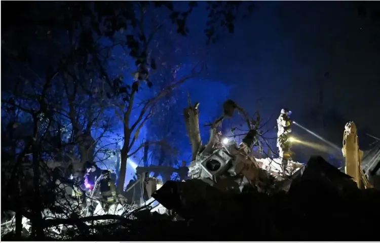 Drone Attacks in Saratov, Russia Result in Fatal Fire Incident