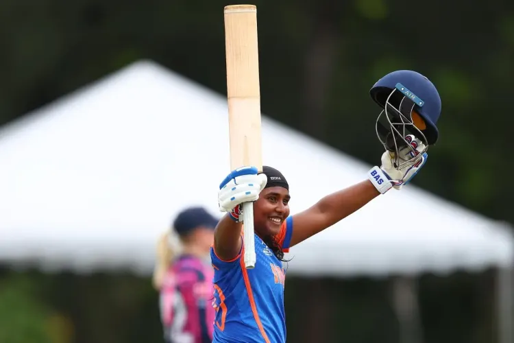 U19 WC: Trisha's Stellar Performance Leads India to 150-Run Victory Against Scotland
