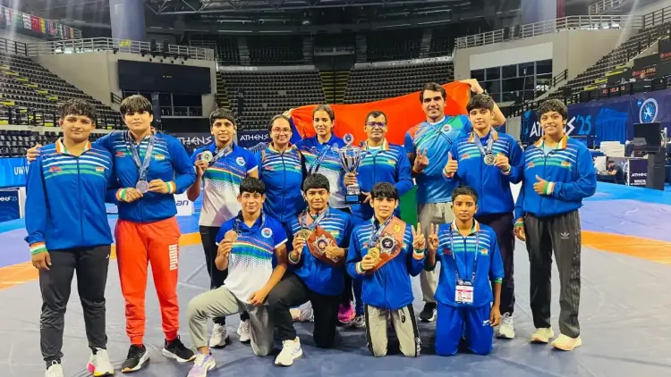 Did the U-17 World Wrestling Championship See Indian Women's Team Claim Six Medals?