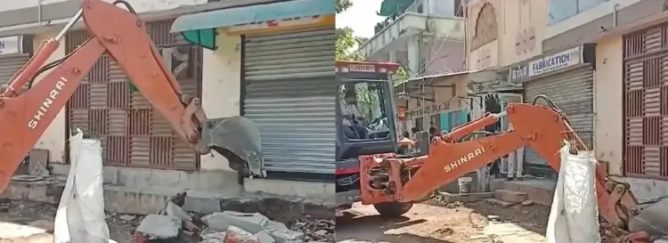 Vadodara Authorities Demolish Illegal Structures Linked to Female Bootlegger