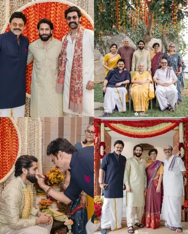 Venkatesh Daggubati Shares Touching Moments from Naga Chaitanya and Sobhita Dhulipala's Wedding