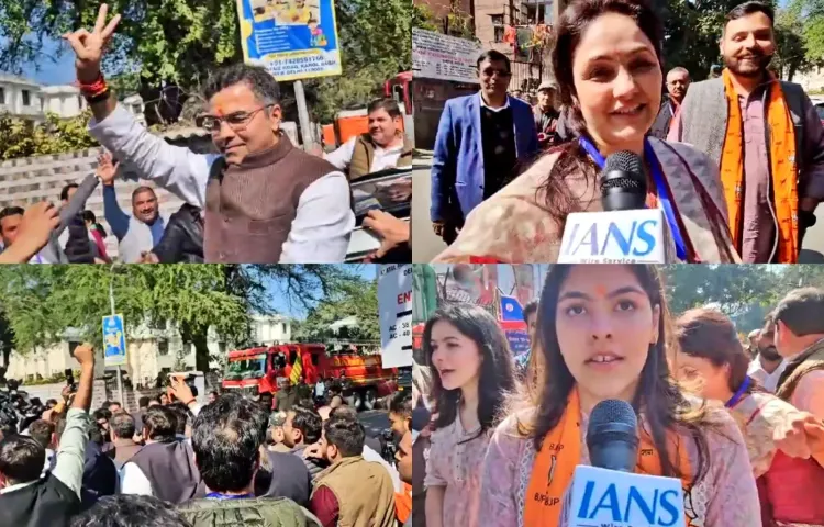 Celebratory Slogans for Delhi's Triumph: Parvesh Verma's Family Overjoyed