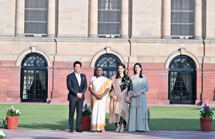 Sachin Tendulkar Praises Prez Droupadi Murmu's Hospitality at Rashtrapati Bhavan
