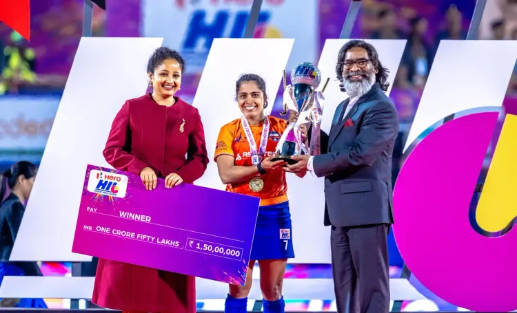Odisha Warriors' Captain Neha Celebrates Historic HIL Win
