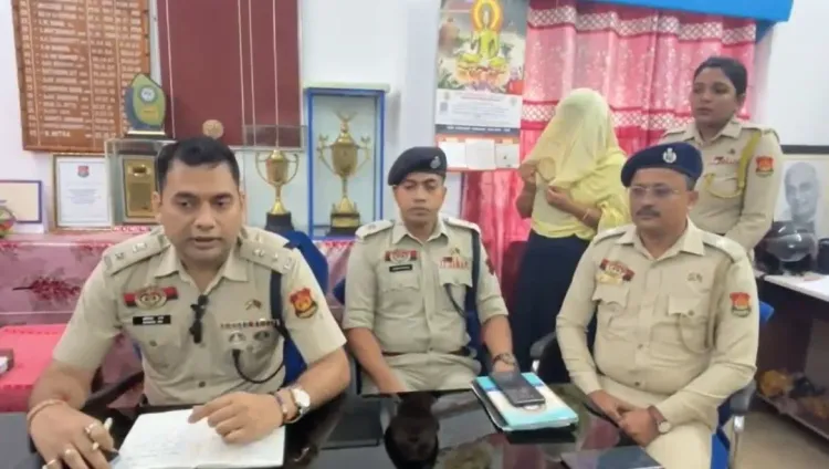 Why was a woman arrested in Tripura with a pistol and drugs?
