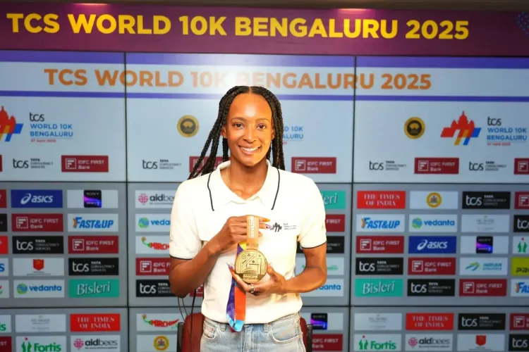 Bengaluru Welcomes Event Ambassador Dalilah Muhammad for World 10K