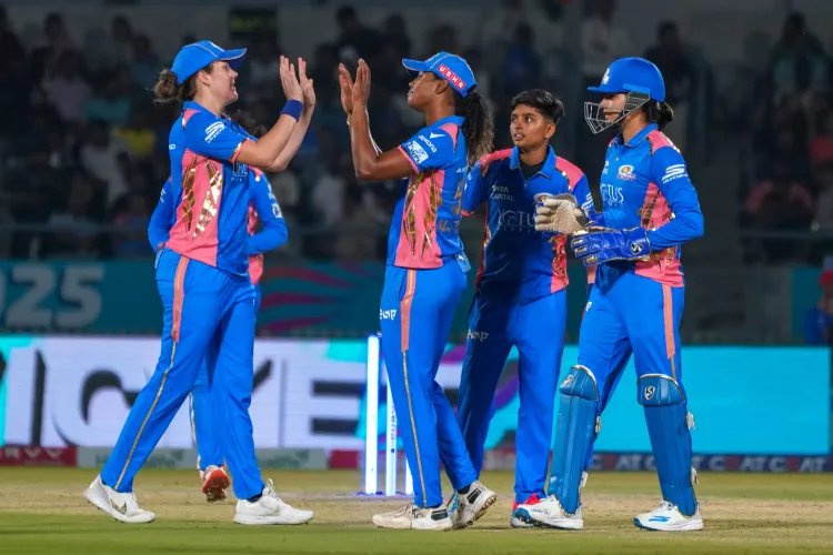 WPL 2025: Mumbai Indians Excel with Bowling as Gujarat Giants Collapse for 120