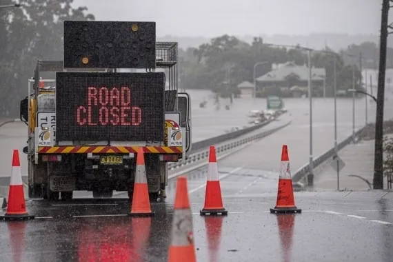 Are Nearly 50,000 People Isolated by Rising Floodwaters in Eastern Australia?