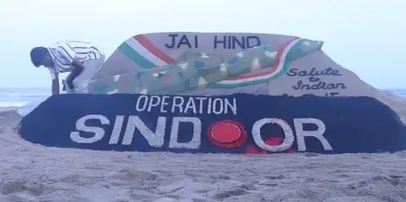 Did Sudarsan Pattnaik Create a ‘Sudarshan Chakra’ at Puri Beach to Honor the Armed Forces?