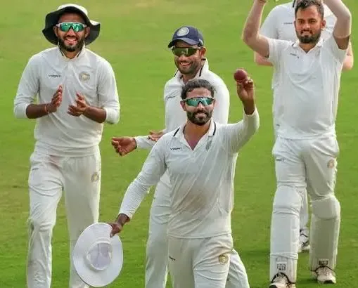Ranji Trophy: Jadeja Shines with Five Wickets as Batters Struggle in Domestic Red-Ball Return