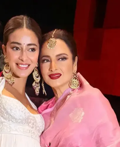 Ananya Panday shares a glimpse of her childhood days with Rekha, reflects on their evolving bond