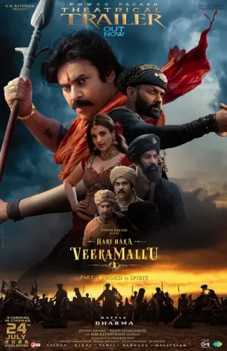 Power-packed trailer of Pawan Kalyan's Hari Hara Veera Mallu released