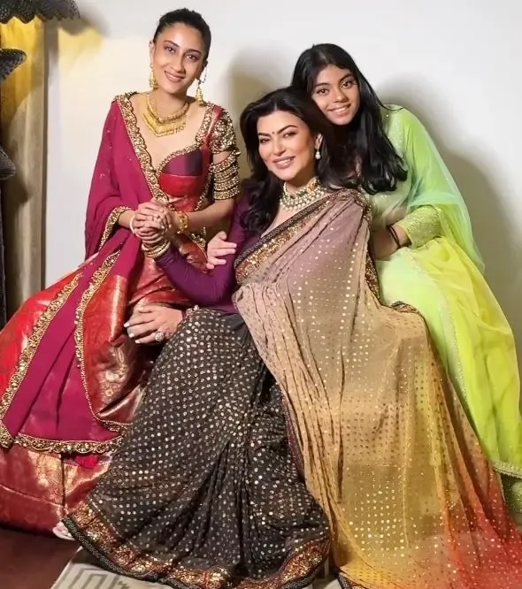 Sushmita Sen Expresses Gratitude to Neeta Lulla for Dressing Her Daughters