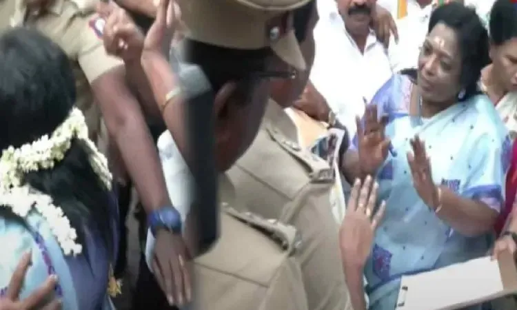 Tamilisai Soundararajan Arrested During Signature Drive for Trilingual Education Policy