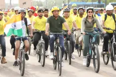 What Happened at the 25th 'Fit India Sundays on Cycle' Event Honoring Armed Forces and World Bicycle Day?