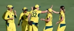 2nd WODI: Centuries from Voll & Perry, Sutherland’s 4-fer give Australia huge 122-run win over India