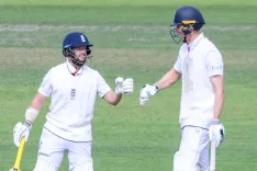How Did Duckett and Crawley’s Fifties Propel England to Control After Stokes' Five-Wicket Haul?