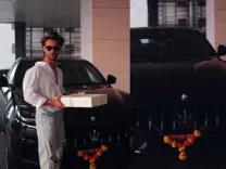 Aayush Sharma gives a peek into his new swanky car