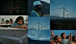 Adani Group's advertisement on wind turbines, not just commercial but
 a beacon of hope