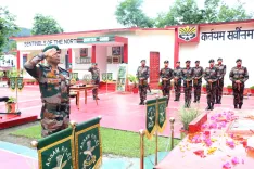 How Did Assam Rifles Honor Three Fallen Heroes?