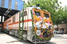 What is the significance of Banaras rail engine factory's 2500th electric locomotive?