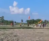 क्या मुजफ्फरपुर में महावीरी झंडा जुलूस पर पत्थरबाजी हुई?