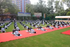 क्या सीआईएसएफ ने योग के माध्यम से निरोग रहने का संदेश दिया?