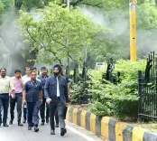 Is Delhi Committed to Clean Air? Minister Sirsa Inspects Misting System