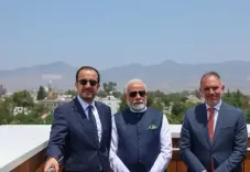 साइप्रस के राष्ट्रपति निकोस क्रिस्टोडोलाइड्स ने पीएम मोदी को दिखाया निकोसिया शहर, प्रधानमंत्री ने जताया आभार