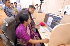 Did Delhi CM Visit the MLAs' Training Centre for Paperless Legislative Operations?