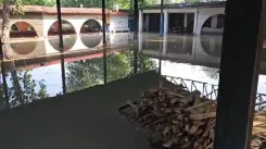क्या यमुना का पानी गीता कॉलोनी श्मशान घाट में घुस आया है?